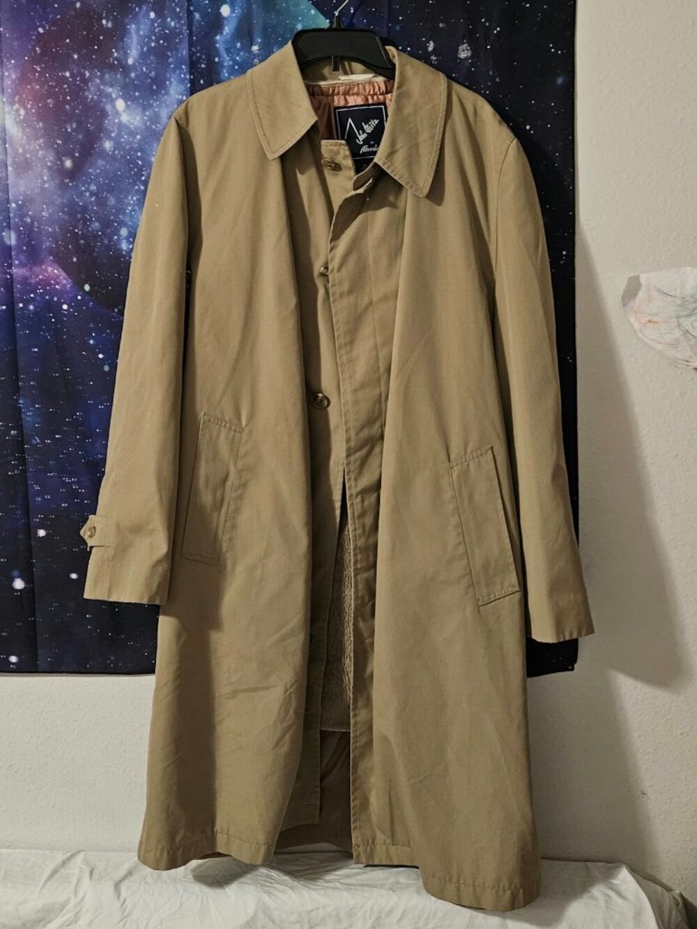 Vintage John Weitz by Aberdeen All-Weather Trench Coat with Removable Liner 40L